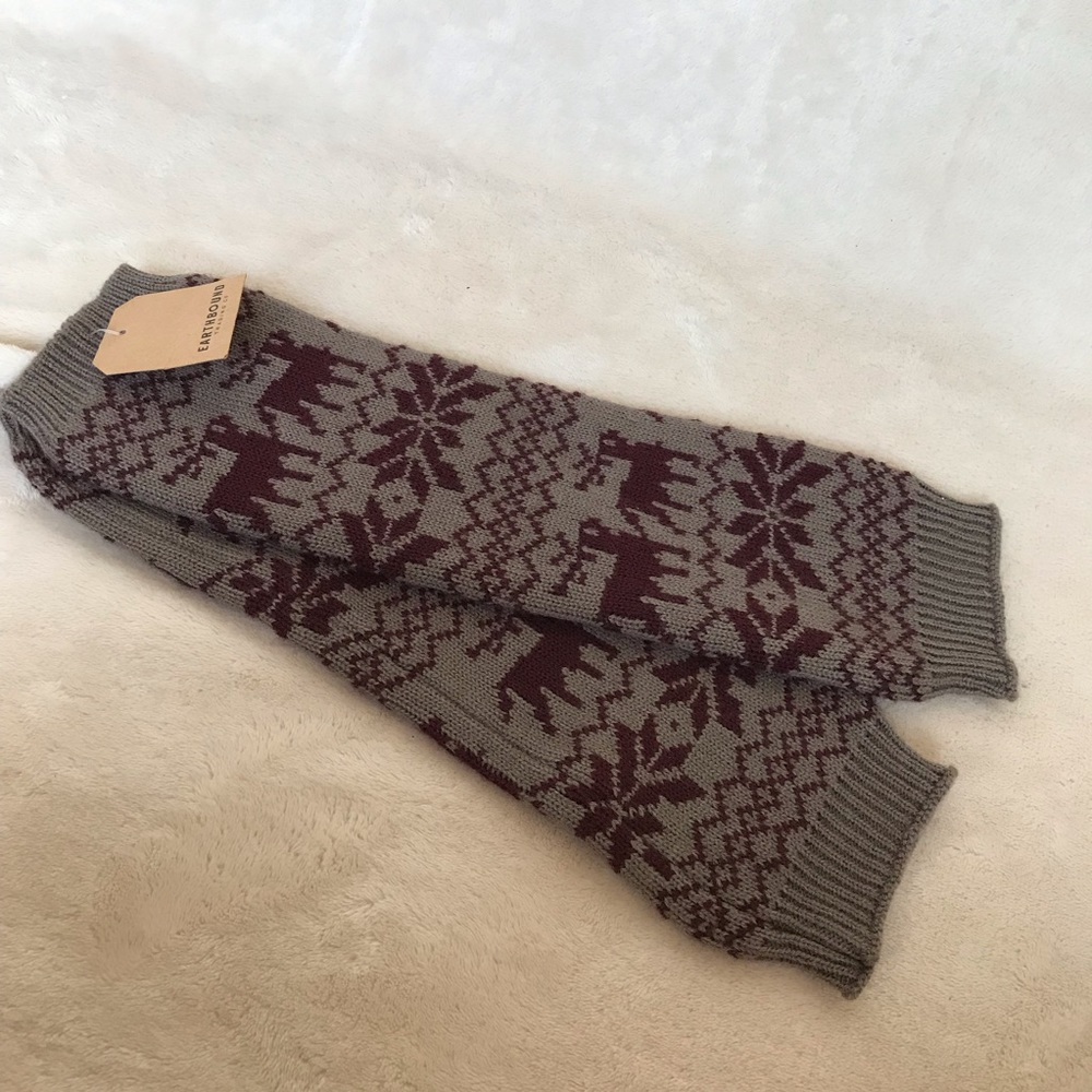 NWT Earthbound Trading leg warmers